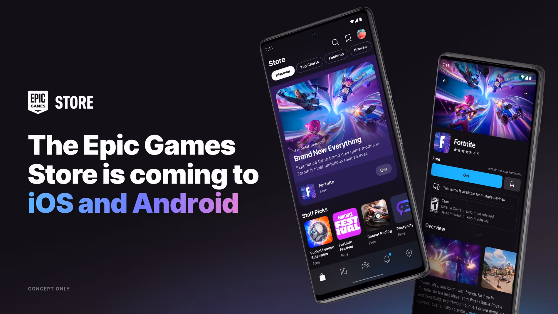 Oto jak mógłby wyglądać sklep z aplikacjami mobilnymi Epic Games